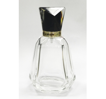 Glass Perfume Bottles 100ML Luxury Design Lady Men's Parfum Bottle Fragrance Sprayer Atomizer Empty Transparent Container